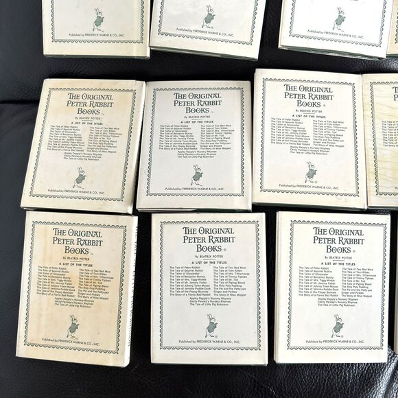 Beatrix Potter Peter Rabbit's LOT  23 Books Vintage Original Authorized Edition - Picture 16 of 16